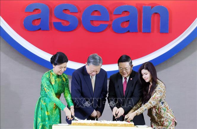 Tổng Bí thư Tô Lâm dự Lễ kỷ niệm 30 năm Việt Nam gia nhập ASEAN- Ảnh 5.