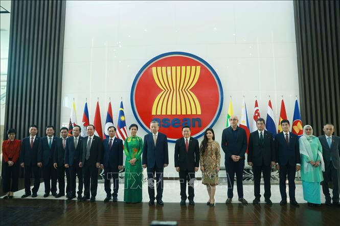 Tổng Bí thư Tô Lâm thăm chính thức Ban Thư ký ASEAN- Ảnh 7.