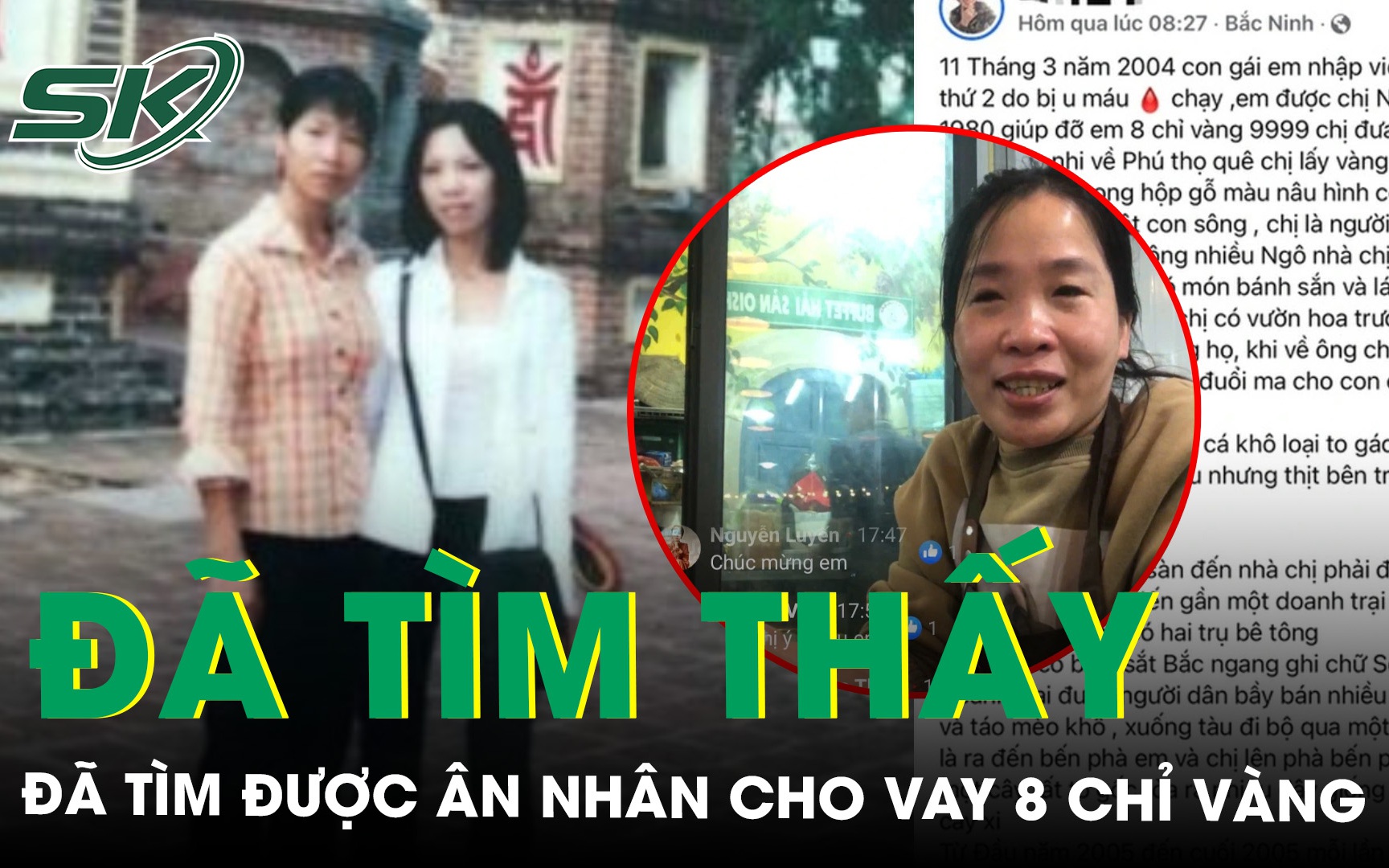 Vụ 17 năm tìm ân nhân cho vay 8 chỉ vàng: Đã tìm thấy nhau sau cuộc gọi từ ‘chủ nợ’