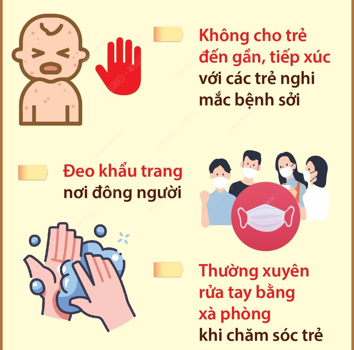 [Infographic] Khuyến cáo của Bộ Y tế phòng chống bệnh sởi- Ảnh 2.