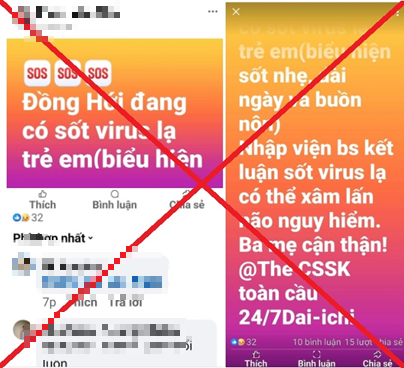 Phạt 5 triệu đồng người đăng tin bịa đặt về virus lạ ở trẻ em- Ảnh 2.