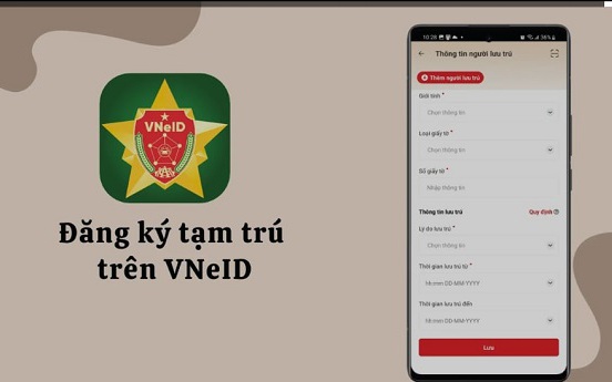 Hướng dẫn 7 bước đăng ký tạm trú qua ứng dụng VNeID