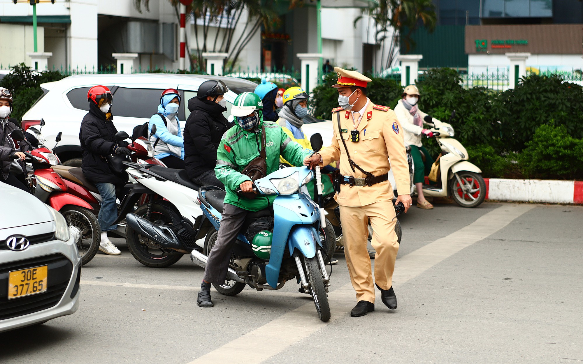 Dừng đèn đỏ 
