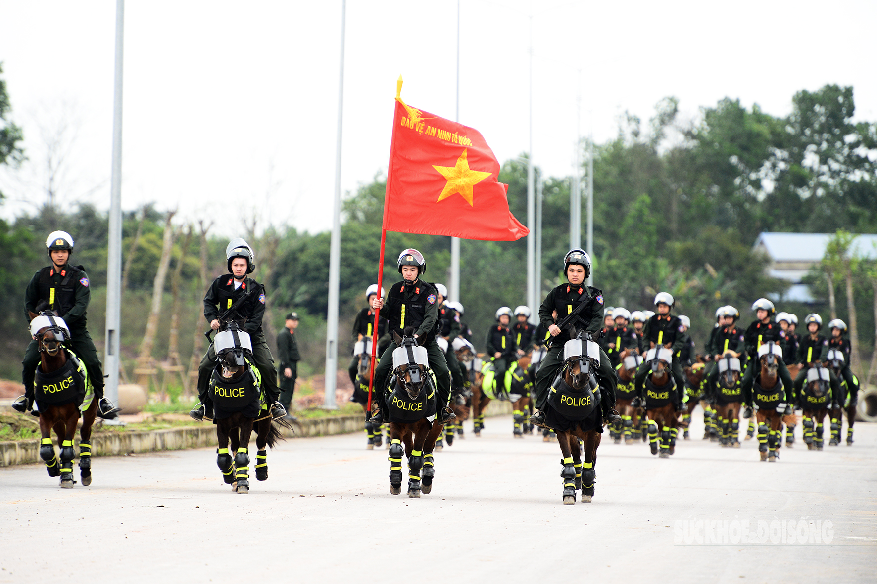 Kỵ binh sẵn sàng cho màn biểu diễn hấp dẫn tại Hồ Gươm- Ảnh 1.