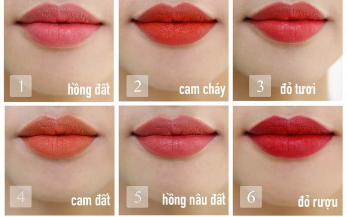 Mẹo chọn son môi phù hợp với tone da và trang phục