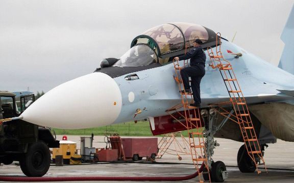 Ukraine nói Su-30SM trị giá 50 triệu đô của Nga bị thiêu rụi