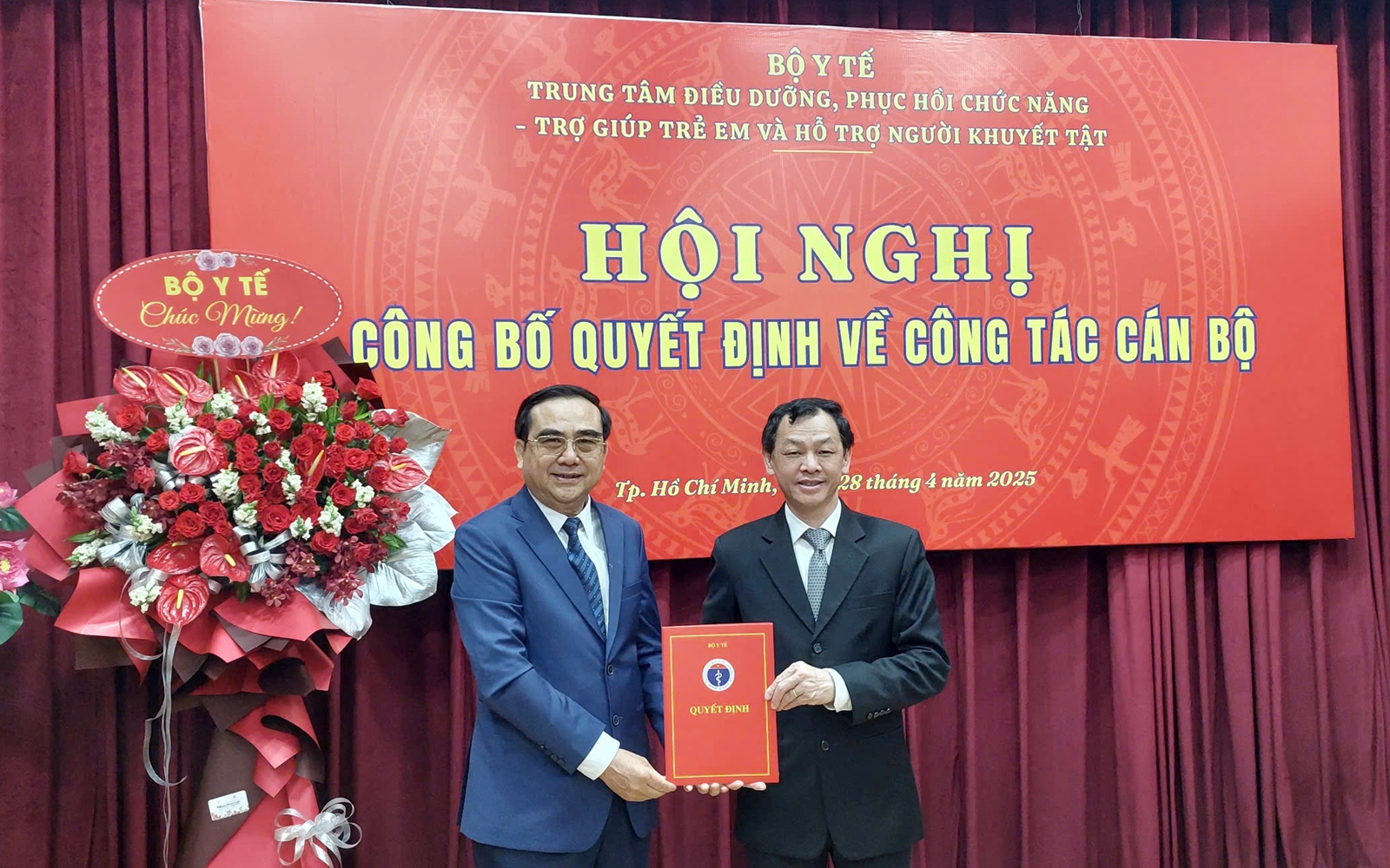 Bộ Y tế công bố quyết định về công tác cán bộ tại TPHCM