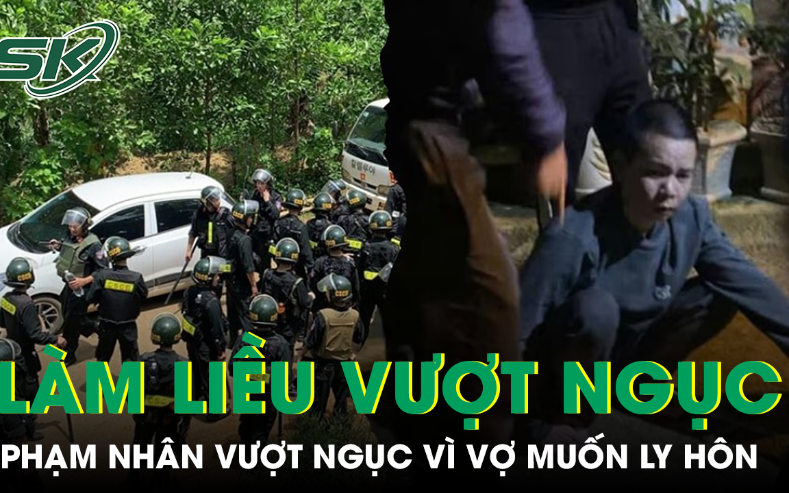 Sốc vì vợ muốn ly hôn, phạm nhân làm liều vượt ngục về nhà  