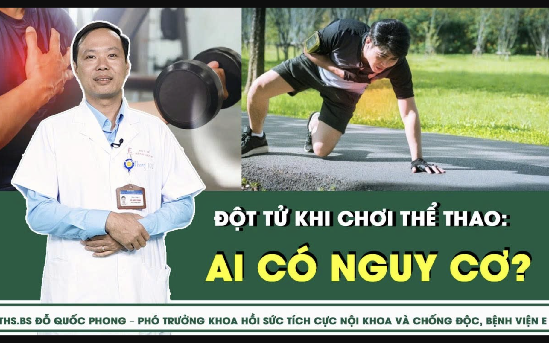 Ai có nguy cơ đột tử khi chơi thể thao? 