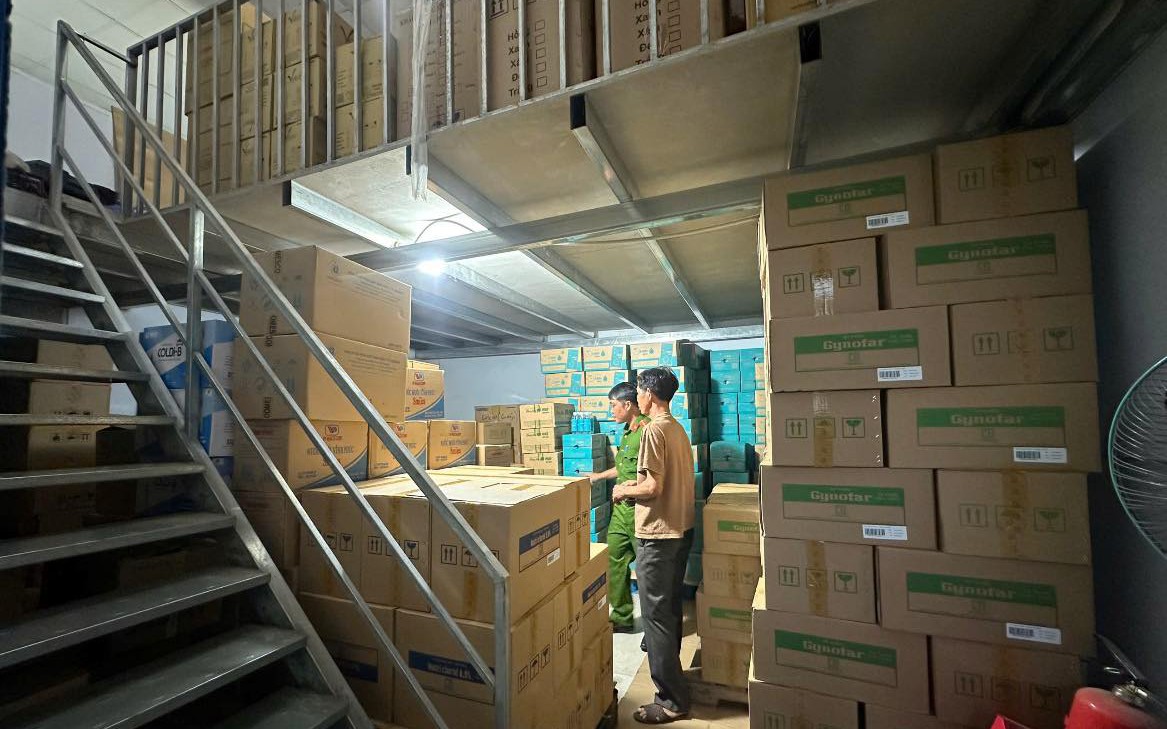 Phát hiện kho thuốc tây không hoá đơn chứng từ ở Đồng Nai