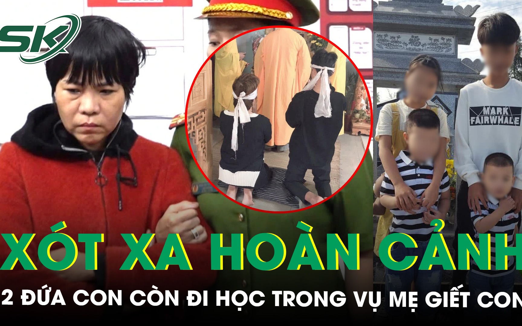 Vụ mẹ giết con trục lợi bảo hiểm: Xót xa 2 đứa trẻ còn đang đi học đã phải chịu nỗi đau quá lớn