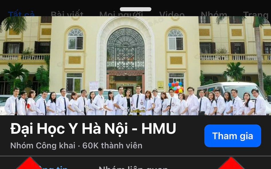 Cảnh báo về một nhóm Facebook giả mạo Trường Đại học Y Hà Nội
