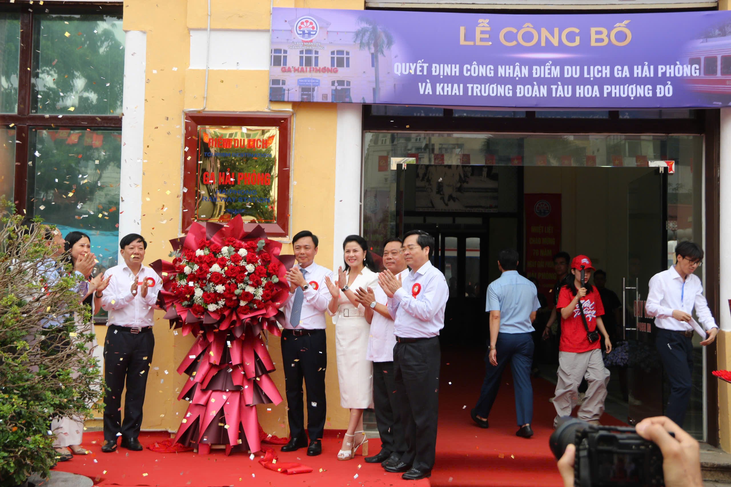 Ga Hải Phòng – Di sản Pháp hơn 100 năm tuổi trở thành điểm đến du lịch hấp dẫn- Ảnh 1. Ga Hải Phòng – Di sản Pháp hơn 100 năm tuổi trở thành điểm đến du lịch hấp dẫn- Ảnh 1.
