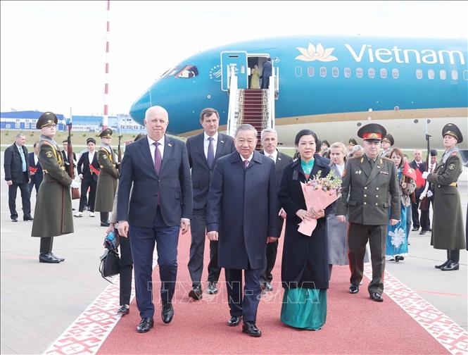 Tổng Bí thư Tô Lâm đến Minsk, bắt đầu thăm cấp Nhà nước tới Belarus- Ảnh 9. Tổng Bí thư Tô Lâm đến Minsk, bắt đầu thăm cấp Nhà nước tới Belarus- Ảnh 9.