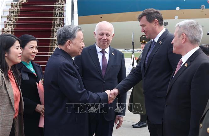 Tổng Bí thư Tô Lâm đến Minsk, bắt đầu thăm cấp Nhà nước tới Belarus- Ảnh 5. Tổng Bí thư Tô Lâm đến Minsk, bắt đầu thăm cấp Nhà nước tới Belarus- Ảnh 5.