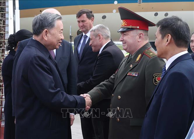 Tổng Bí thư Tô Lâm đến Minsk, bắt đầu thăm cấp Nhà nước tới Belarus- Ảnh 7. Tổng Bí thư Tô Lâm đến Minsk, bắt đầu thăm cấp Nhà nước tới Belarus- Ảnh 7.