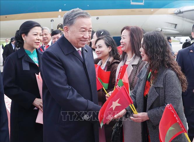 Tổng Bí thư Tô Lâm đến Minsk, bắt đầu thăm cấp Nhà nước tới Belarus- Ảnh 11. Tổng Bí thư Tô Lâm đến Minsk, bắt đầu thăm cấp Nhà nước tới Belarus- Ảnh 11.