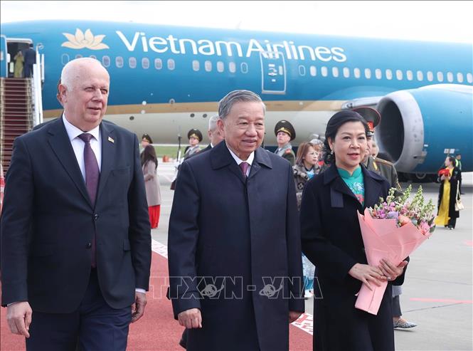 Tổng Bí thư Tô Lâm đến Minsk, bắt đầu thăm cấp Nhà nước tới Belarus- Ảnh 8. Tổng Bí thư Tô Lâm đến Minsk, bắt đầu thăm cấp Nhà nước tới Belarus- Ảnh 8.