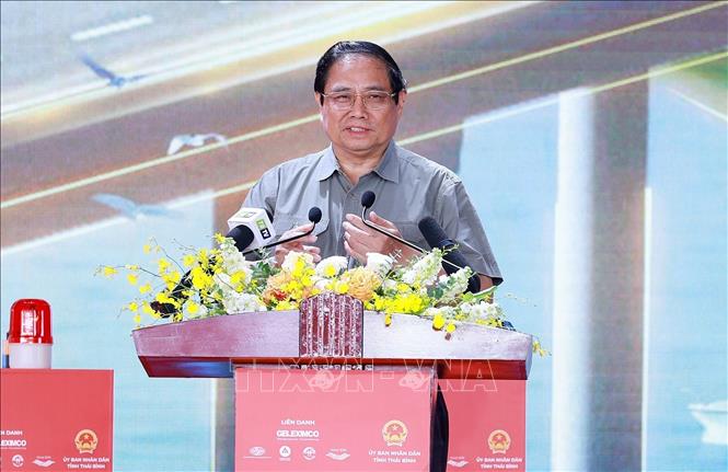 Thủ tướng dự Lễ khởi công dự án cao tốc Ninh Bình - Hải Phòng- Ảnh 1. Thủ tướng dự Lễ khởi công dự án cao tốc Ninh Bình - Hải Phòng- Ảnh 1.