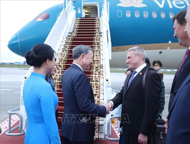 Tổng Bí thư Tô Lâm và Phu nhân kết thúc tốt đẹp chuyến thăm cấp Nhà nước Cộng hòa Belarus- Ảnh 2. Tổng Bí thư Tô Lâm và Phu nhân kết thúc tốt đẹp chuyến thăm cấp Nhà nước Cộng hòa Belarus- Ảnh 2.