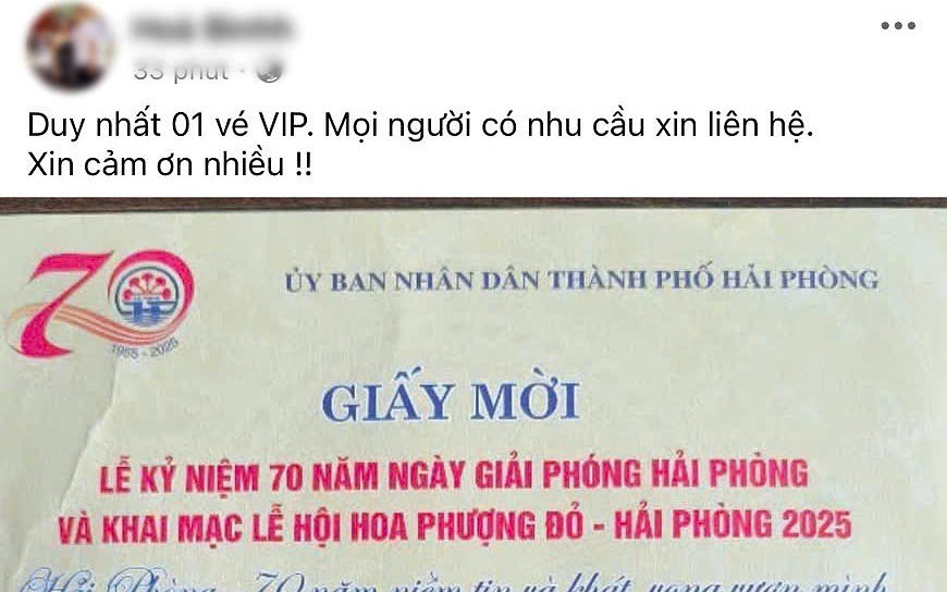 Người phụ nữ rao bán vé mời 'Chương trình Quảng Ninh chào năm mới' để trục lợi- Ảnh 2. Người phụ nữ rao bán vé mời 'Chương trình Quảng Ninh chào năm mới' để trục lợi- Ảnh 2.