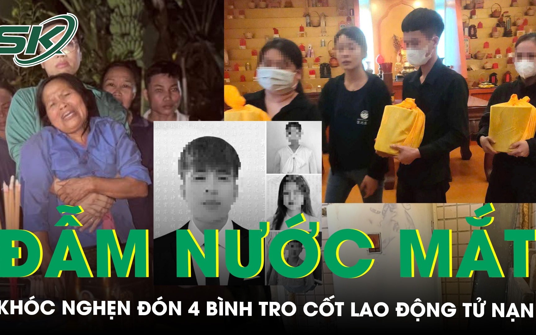 Vụ lao động Việt tử vong nơi xứ người: Thân nhân khóc nghẹn bên 4 bình tro cốt hồi hương