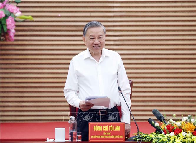 Tổng Bí thư Tô Lâm thăm và làm việc tại tỉnh Nghệ An- Ảnh 3.