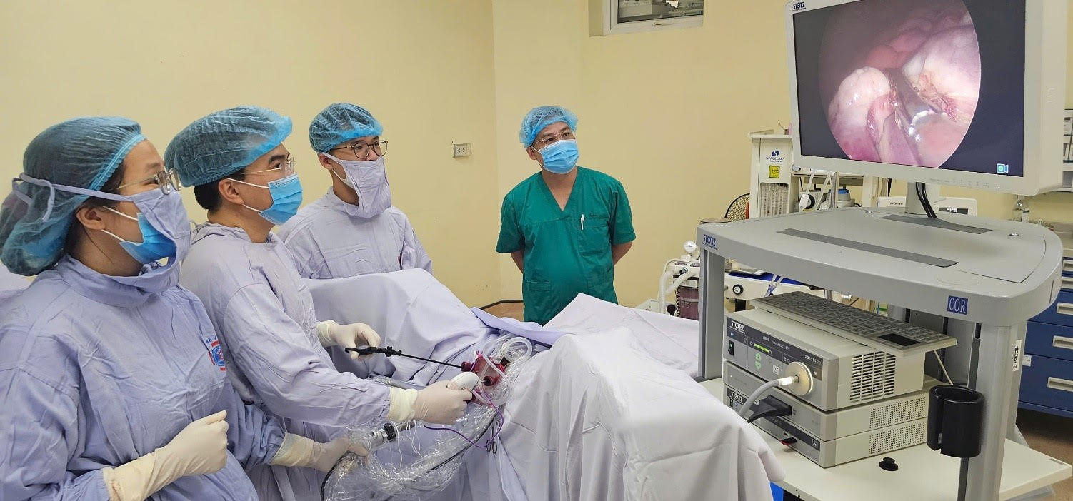 Kỹ thuật giúp bệnh nhân ung thư phụ khoa hồi phục nhanh, ra viện sớm- Ảnh 1. Kỹ thuật giúp bệnh nhân ung thư phụ khoa hồi phục nhanh, ra viện sớm- Ảnh 1.
