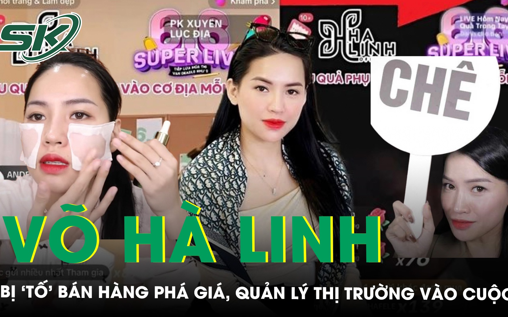 Quản lý thị trường vào cuộc vụ TikToker Võ Hà Linh bị tố livestream bán hàng phá giá