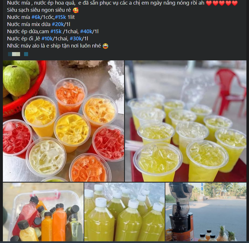 Nước ép hoa quả giá rẻ hút khách mua giải khát dịp đầu hè- Ảnh 7. Nước ép hoa quả giá rẻ hút khách mua giải khát dịp đầu hè- Ảnh 7.