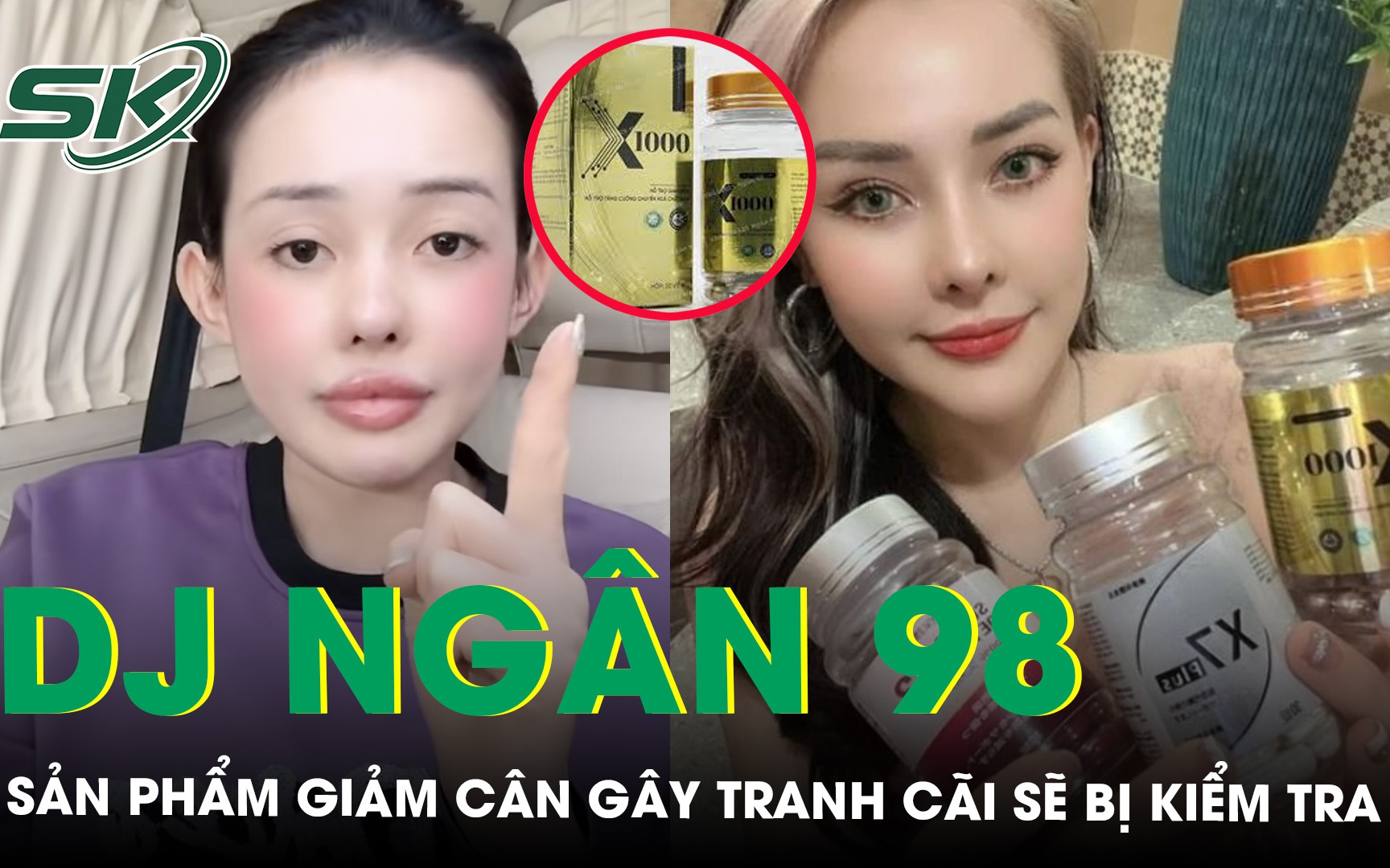 Sở An toàn thực phẩm TPHCM sẽ vào cuộc xác minh sản phẩm giảm cân của DJ Ngân 98 