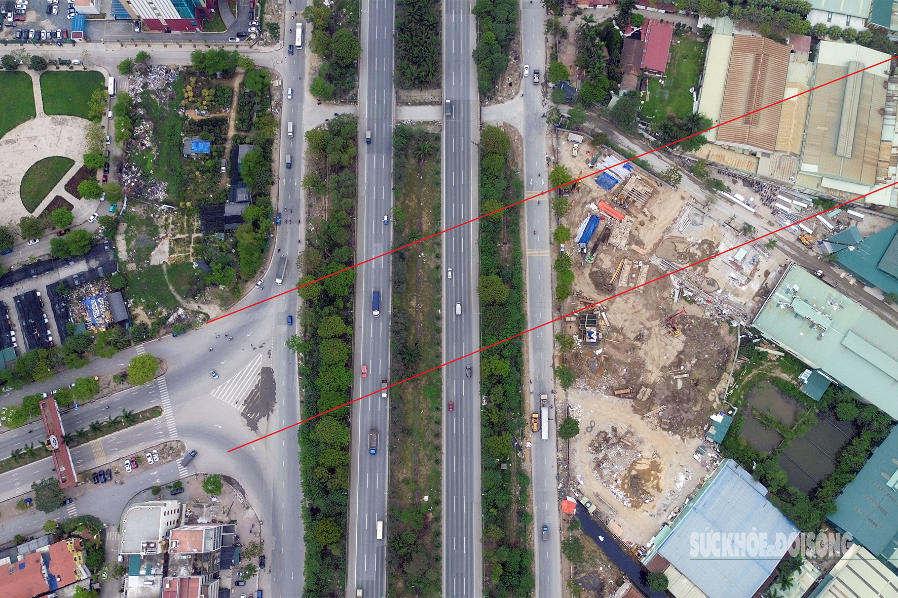 Cận cảnh công trường hầm chui nghìn tỷ Vành đai 3,5- Ảnh 2. Cận cảnh công trường hầm chui nghìn tỷ Vành đai 3,5- Ảnh 2.