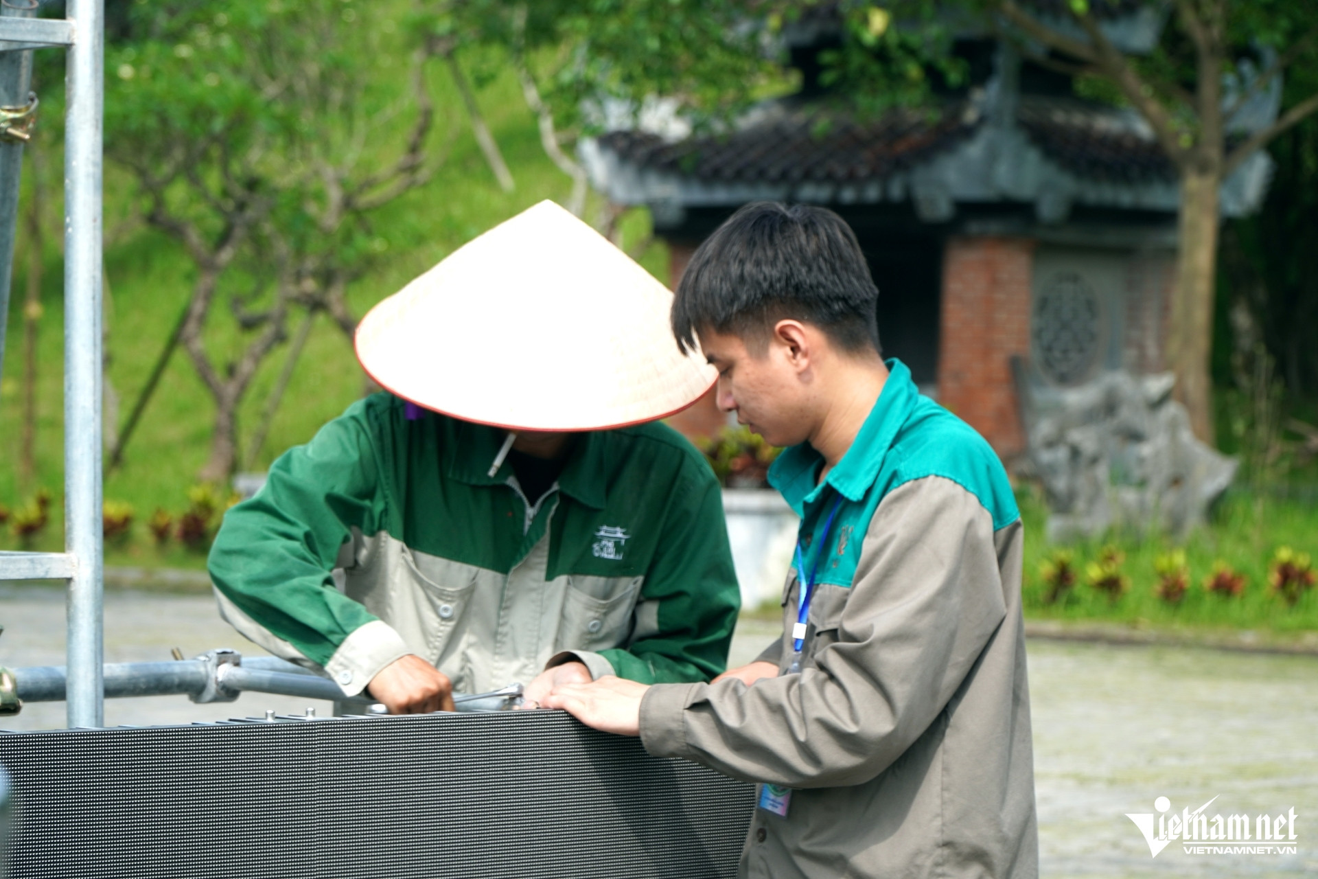 Gấp rút chuẩn bị đón xá lợi Đức Phật ở chùa Bái Đính- Ảnh 5. Gấp rút chuẩn bị đón xá lợi Đức Phật ở chùa Bái Đính- Ảnh 5.