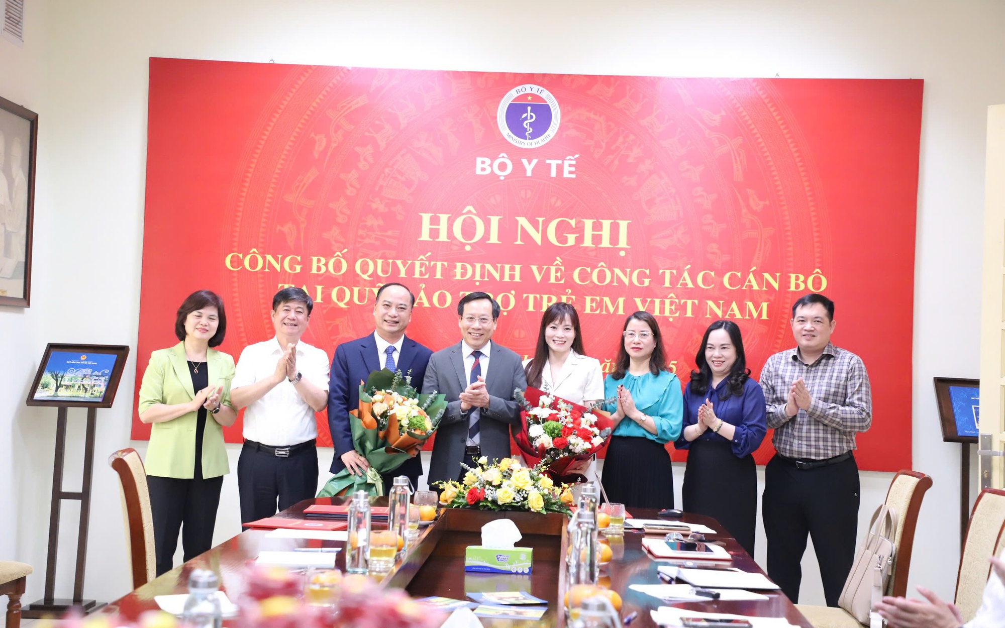 Bộ Y tế công bố các quyết định bổ nhiệm cán bộ tại Quỹ Bảo trợ trẻ em Việt Nam
