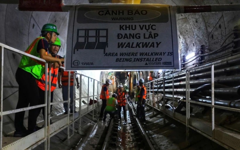 Bổ sung diện tích rào chắn phục vụ khoan hầm dự án Nhổn-Ga Hà Nội