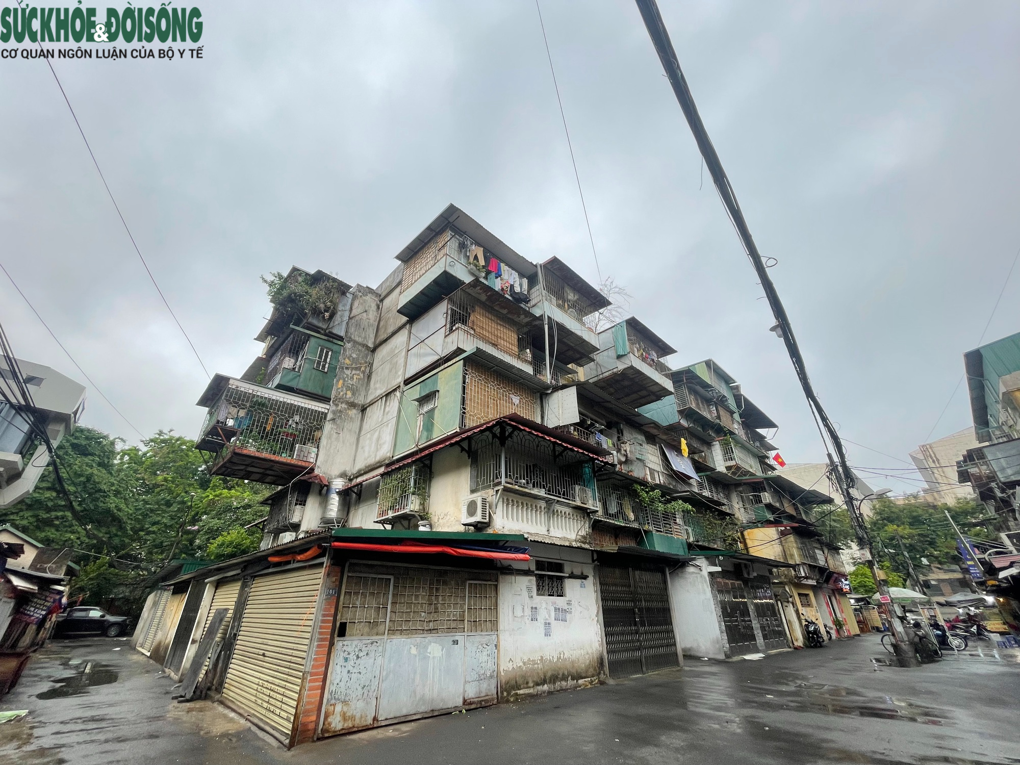 Cận cảnh khu tập thể cũ ở Hà Nội dự kiến cải tạo thành cao ốc cao 55 tầng- Ảnh 5. Cận cảnh khu tập thể cũ ở Hà Nội dự kiến cải tạo thành cao ốc cao 55 tầng- Ảnh 5.