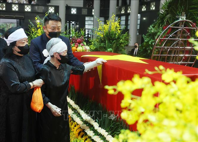 Lễ Quốc tang nguyên Chủ tịch nước Trần Đức Lương- Ảnh 8. Lễ Quốc tang nguyên Chủ tịch nước Trần Đức Lương- Ảnh 8.