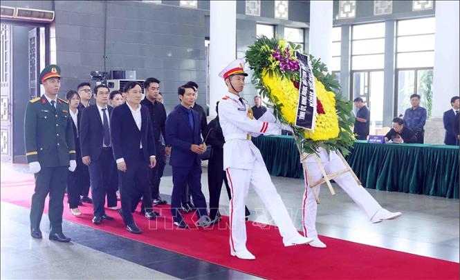 Đoàn các địa phương vào viếng nguyên Chủ tịch nước Trần Đức Lương- Ảnh 6. Đoàn các địa phương vào viếng nguyên Chủ tịch nước Trần Đức Lương- Ảnh 6.