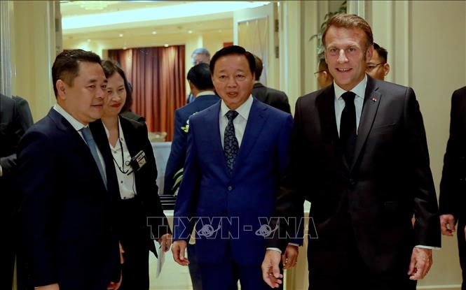 Tổng thống Emmanuel Macron: Pháp sẵn sàng đồng hành cùng Việt Nam trong tiến trình chuyển đổi năng lượng- Ảnh 1. Tổng thống Emmanuel Macron: Pháp sẵn sàng đồng hành cùng Việt Nam trong tiến trình chuyển đổi năng lượng- Ảnh 1.