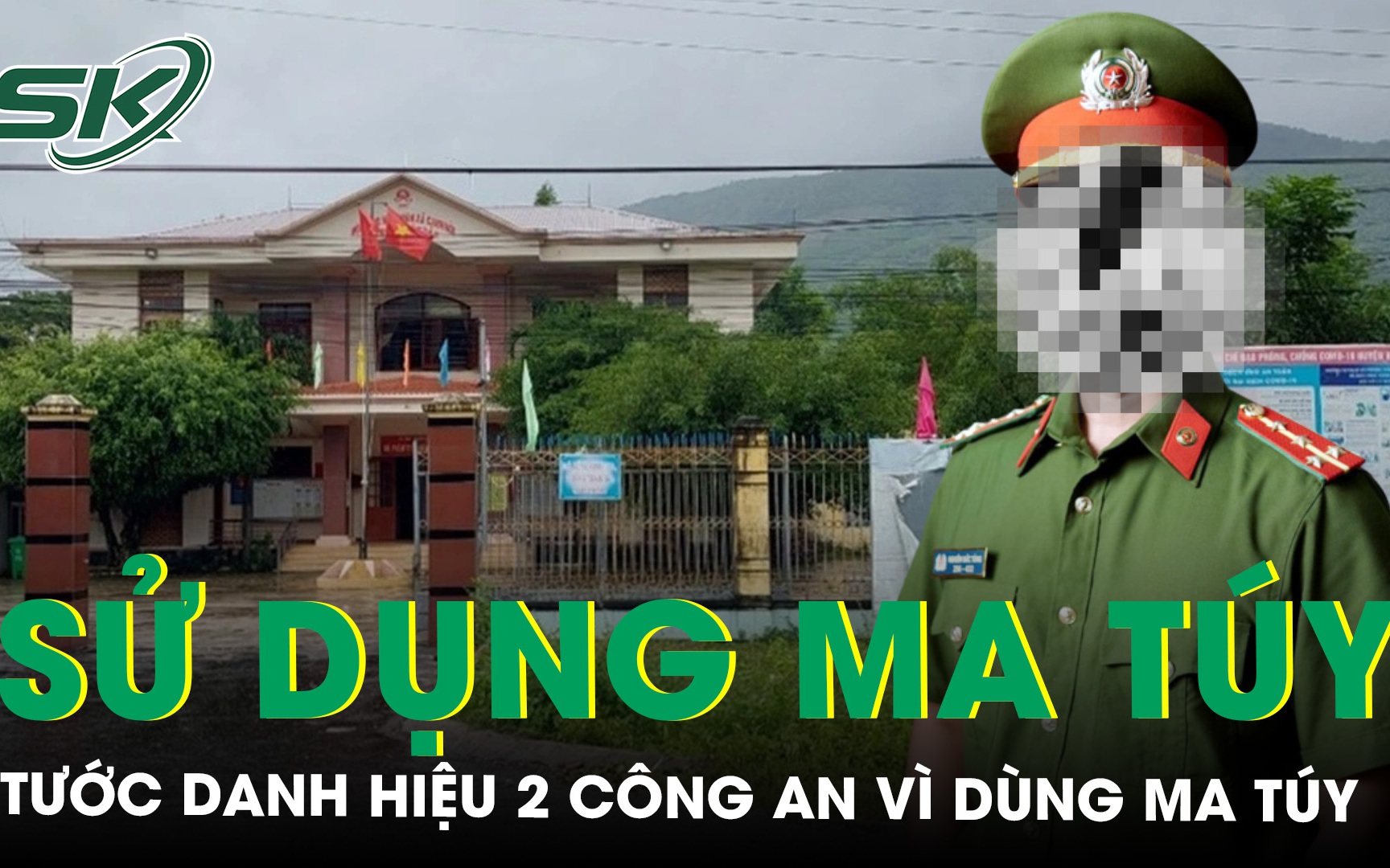 Hai công an xã bị tước danh hiệu Công an nhân dân vì sử dụng ma túy