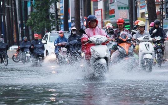 Những nơi nào có mưa lớn nhất từ chiều nay?