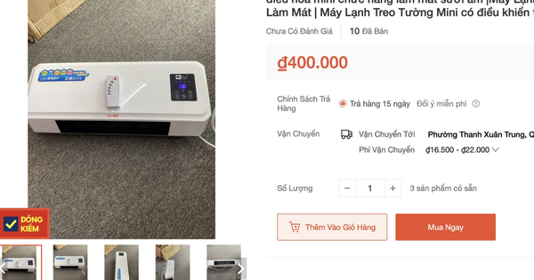 Điều hòa mini, quạt điều hòa xách tay bán tràn lan: Chất lượng thật hay "phí tiền"?
