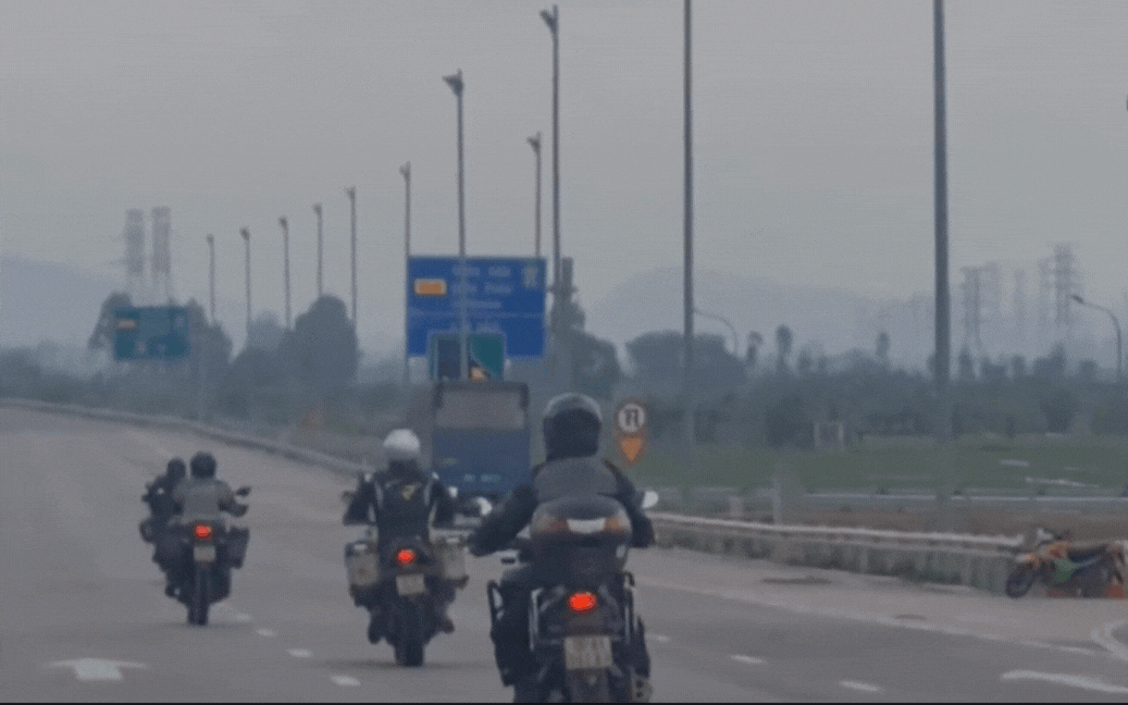 Đoàn mô tô &quot;xé rào&quot; vào cao tốc Hải Phòng – Móng Cái, Cục CSGT vào cuộc