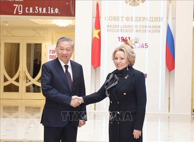 Tổng Bí thư Tô Lâm hội kiến Chủ tịch Hội đồng Liên bang, Quốc hội LB Nga- Ảnh 2. Tổng Bí thư Tô Lâm hội kiến Chủ tịch Hội đồng Liên bang, Quốc hội LB Nga- Ảnh 2.