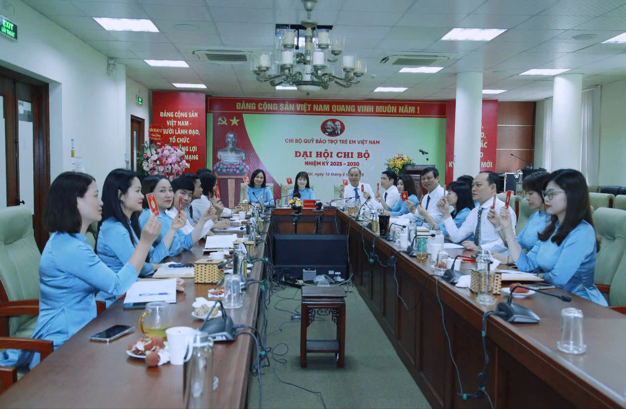Tổ chức thành công Đại hội Chi bộ nhiệm kỳ 2025–2030 Quỹ Bảo trợ trẻ em Việt Nam- Ảnh 2. Tổ chức thành công Đại hội Chi bộ nhiệm kỳ 2025–2030 Quỹ Bảo trợ trẻ em Việt Nam- Ảnh 2.
