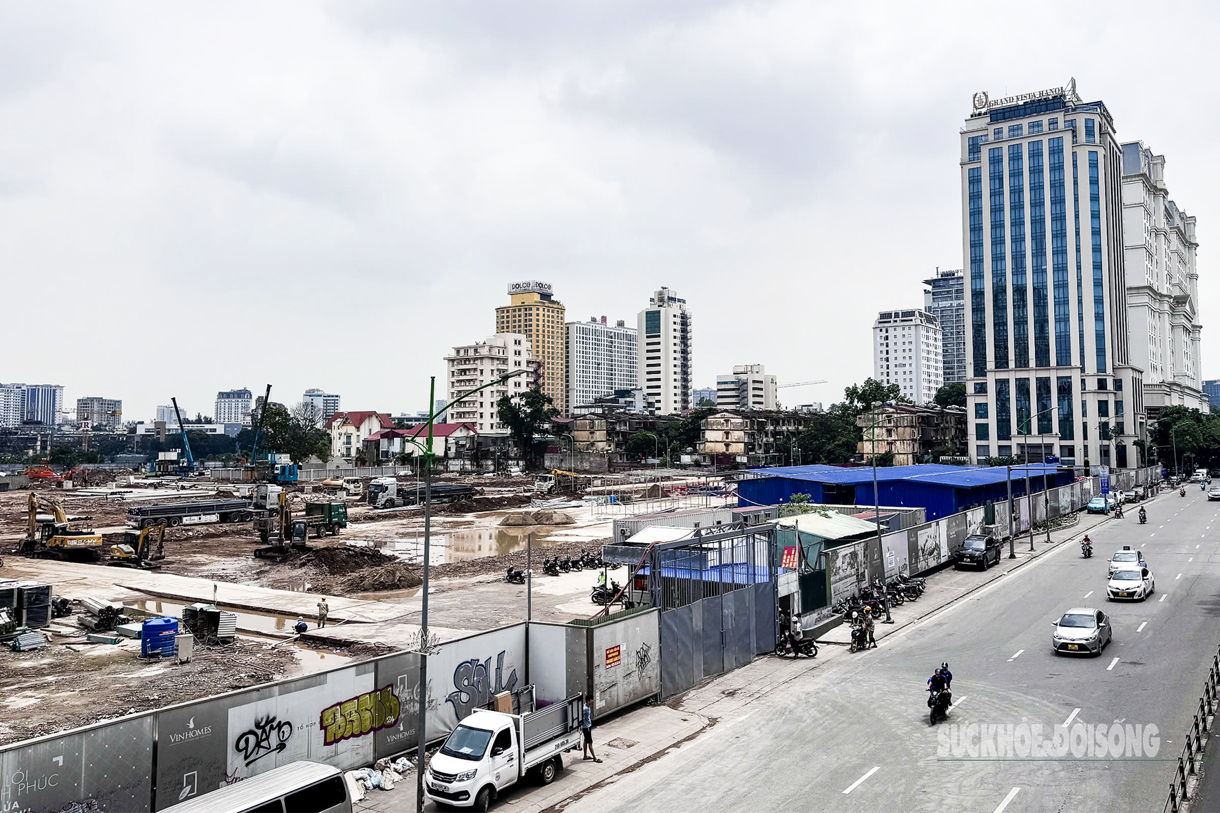 Đại công trường trên ‘đất vàng’ Giảng Võ bước vào thi công- Ảnh 2. Đại công trường trên ‘đất vàng’ Giảng Võ bước vào thi công- Ảnh 2.