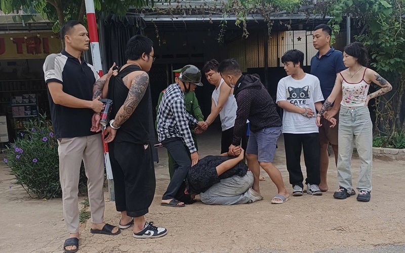 Nhóm đối tượng người nước ngoài dùng bình xịt hơi cay cướp ô tô trên cao tốc