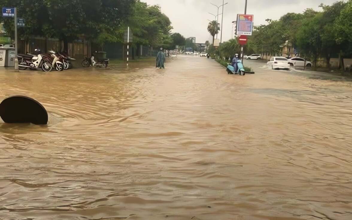 Ảnh hưởng của bão số 1, nhiều tỉnh mưa như trút