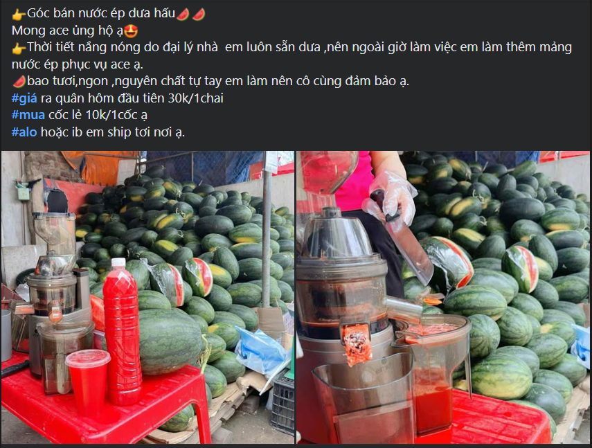Thực hư về nước ép dưa hấu giá ‘siêu rẻ’ bán đầy thị trường- Ảnh 3. Thực hư về nước ép dưa hấu giá ‘siêu rẻ’ bán đầy thị trường- Ảnh 3.