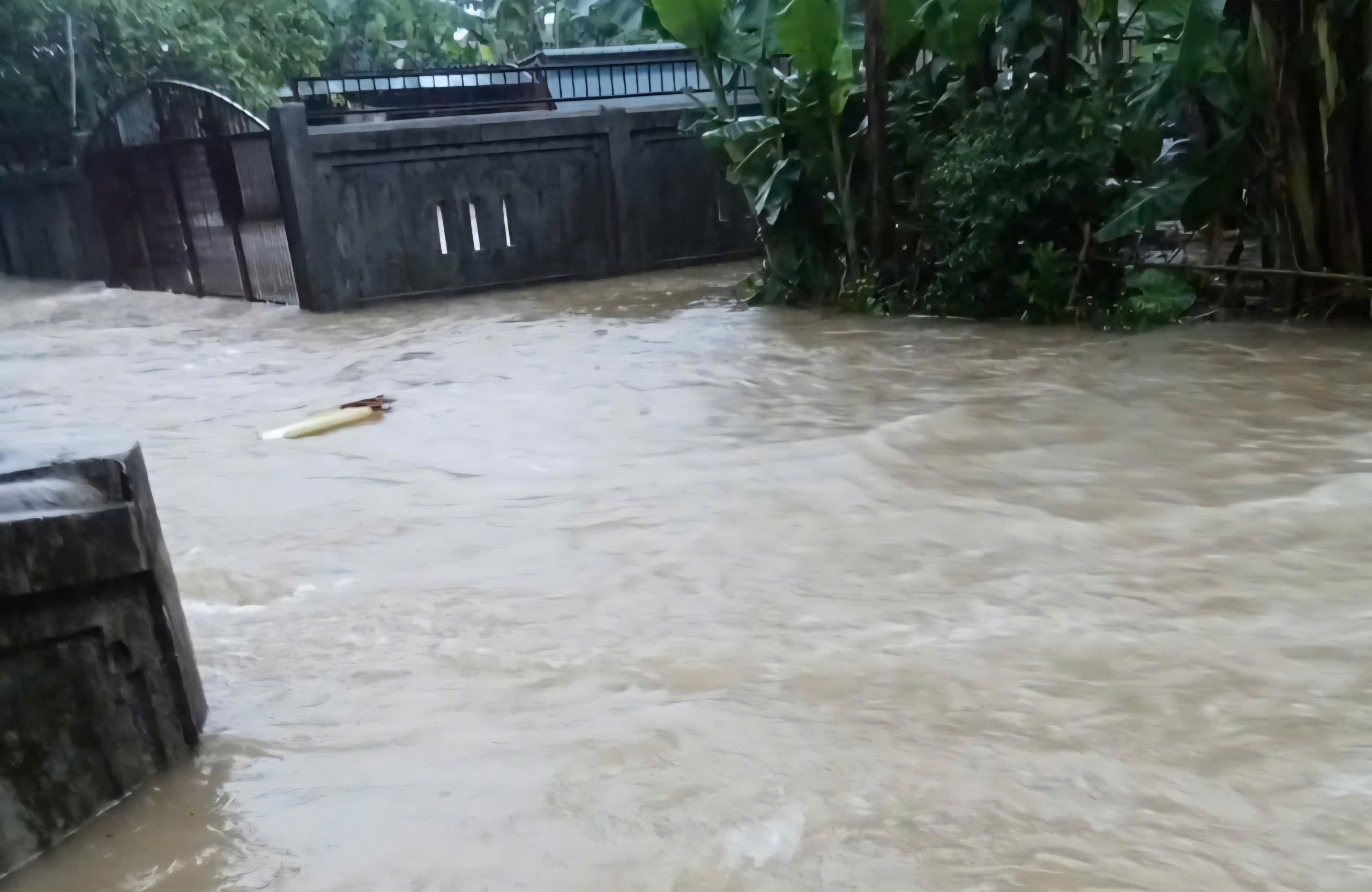 Mưa lũ bất thường giữa mùa hè, nhiều nhà dân ở Quảng Trị ngập sâu, có nơi hơn 1,5m- Ảnh 6. Mưa lũ bất thường giữa mùa hè, nhiều nhà dân ở Quảng Trị ngập sâu, có nơi hơn 1,5m- Ảnh 6.